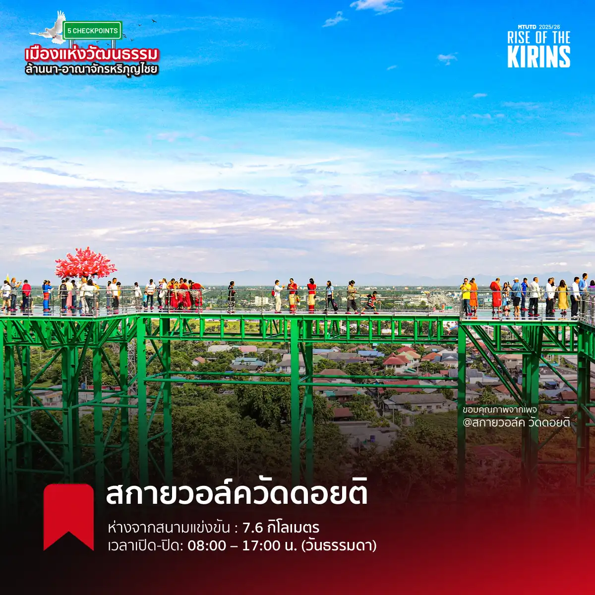 A panoramic view from the glass skywalk.